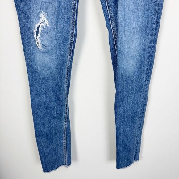 RAG & BONE | Distressed Skinny Low Rise Indigo Blue Denim Jeans Women’s Size 26 - Picture 6 of 13